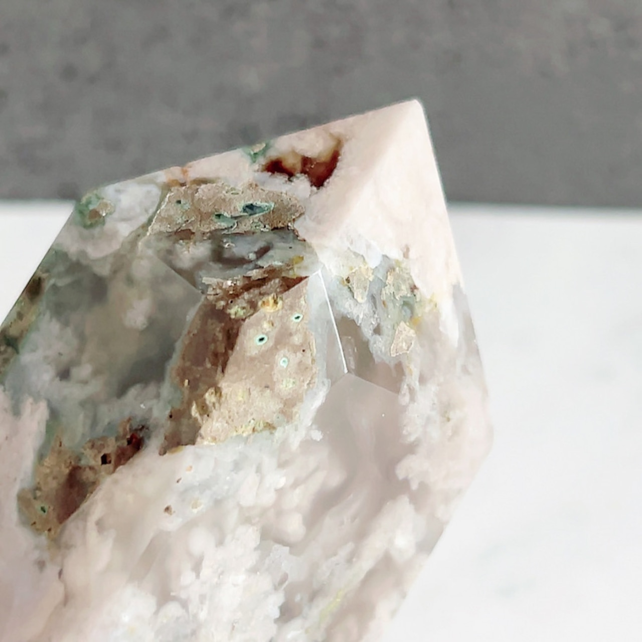 グリーンフラワーアゲート