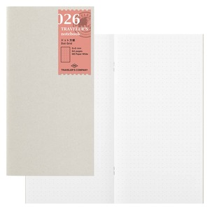 【新着特価】DESIGNPHIL トラベラーズカンパニー トラベラーズノート リフィル ドット方眼 3冊パック レギュラーサイズ 14400006