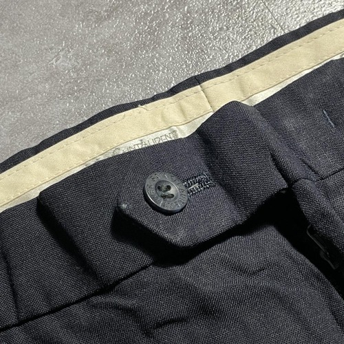 00s Yves Saint Laurent black slacks 詳細写真6