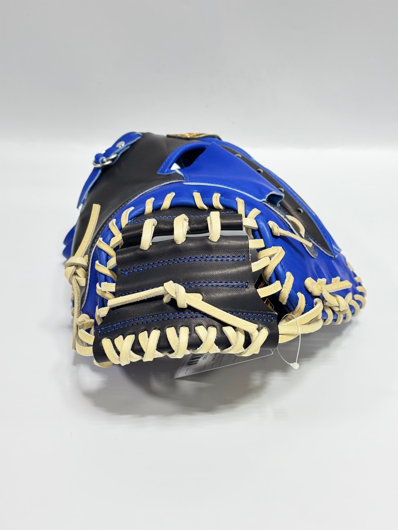 ZETT硬式 michii supreme order 右投げ用 242型 小林モデル ブラック/ロイヤルブルー×パステルブラウン・画像4