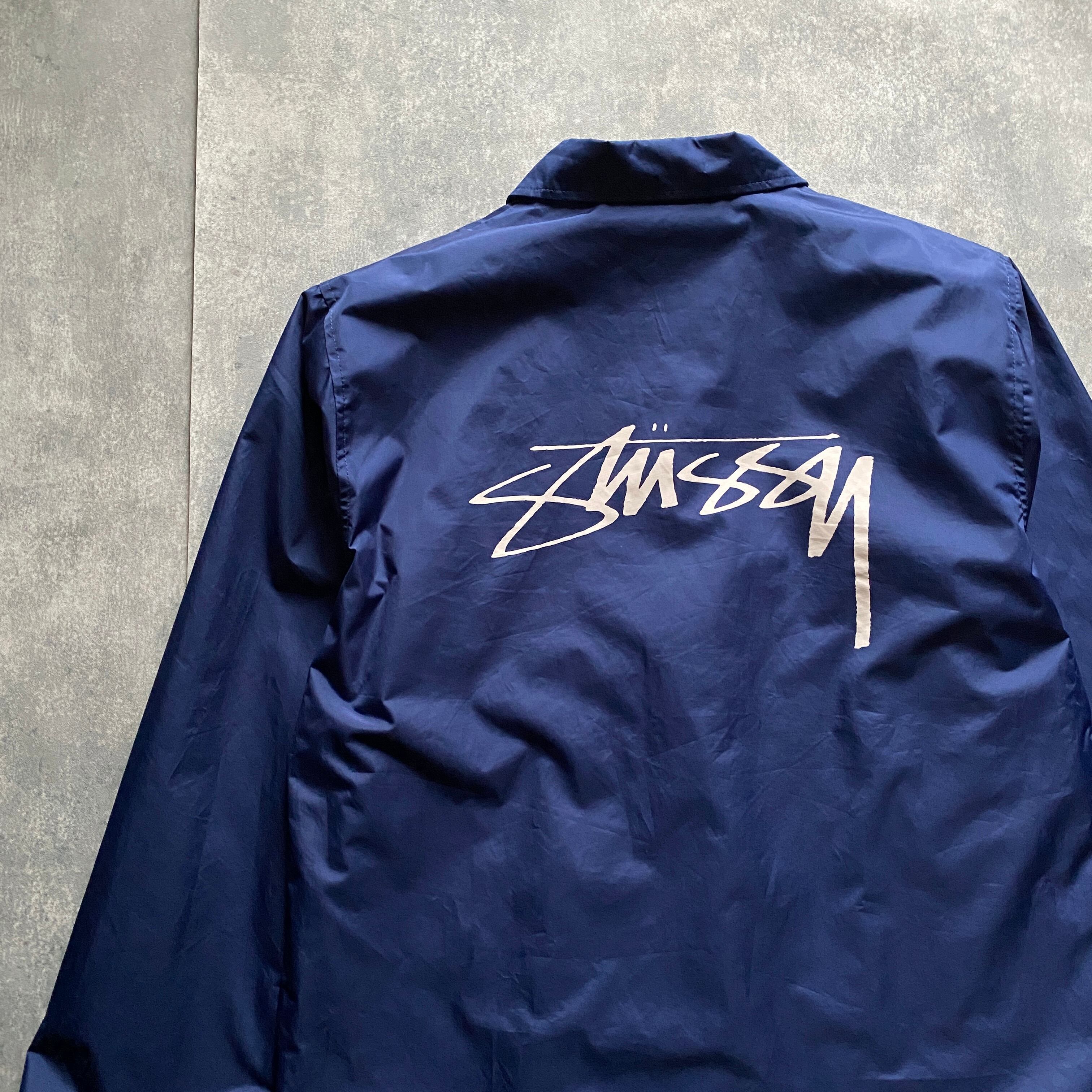 stussy ステューシー ストックロゴ バックプリント ナイロン