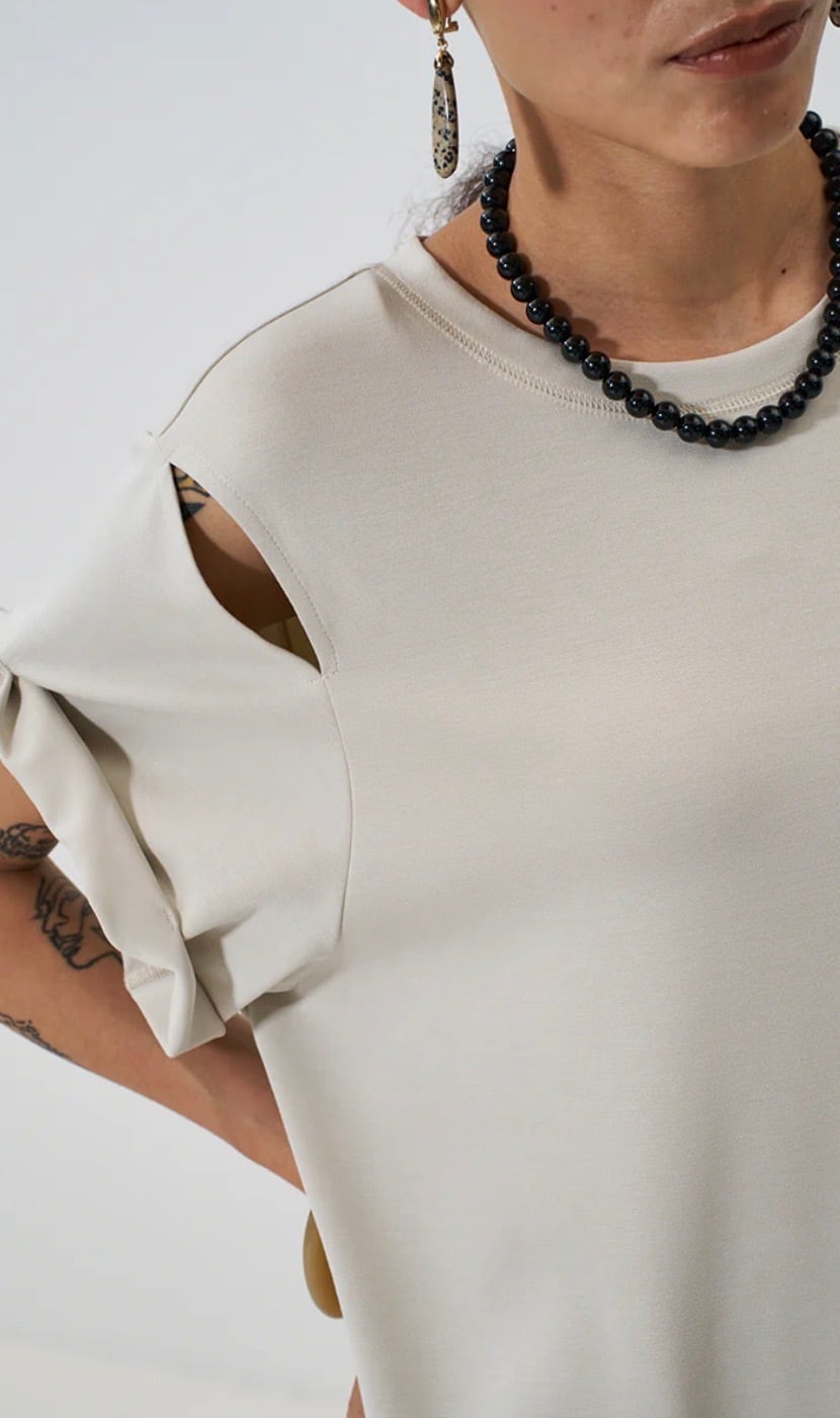 YENN 】 EYELETS TEE DRESS | valance 福井｜レディース セレクト