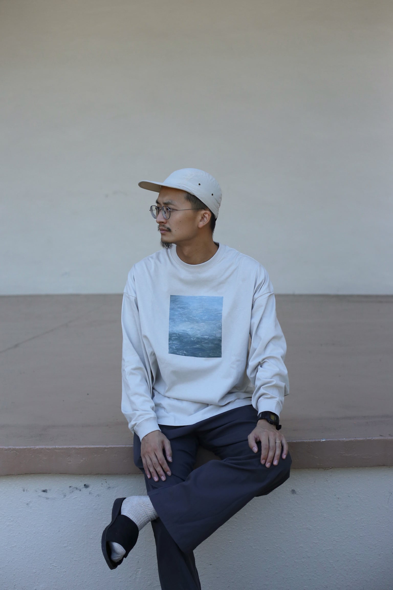 MINAMO LONG T-SHIRT GRAY | 13