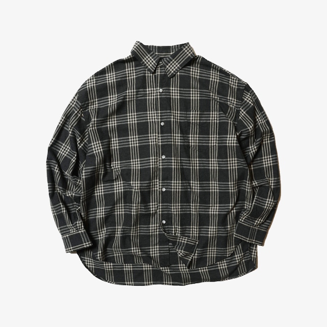 Comfy Check Shirt / Charcoal