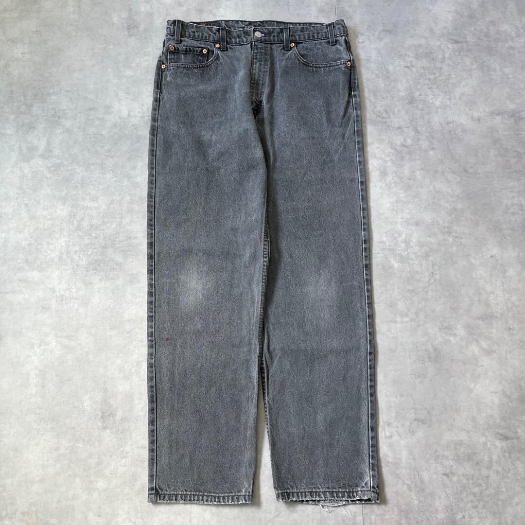 リーバイス550 Levis W36 デニム 古着 黒 90s 16909