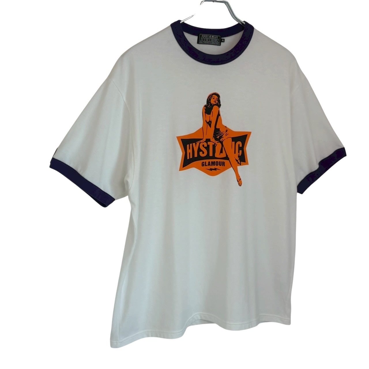 こ*ー様 な*や様 HYSTERIC GLAMOUR Tシャツ Sサイズ HYSTERIC GLAMOUR ヒステリックグラマー Tシャツ XL リンガー センター