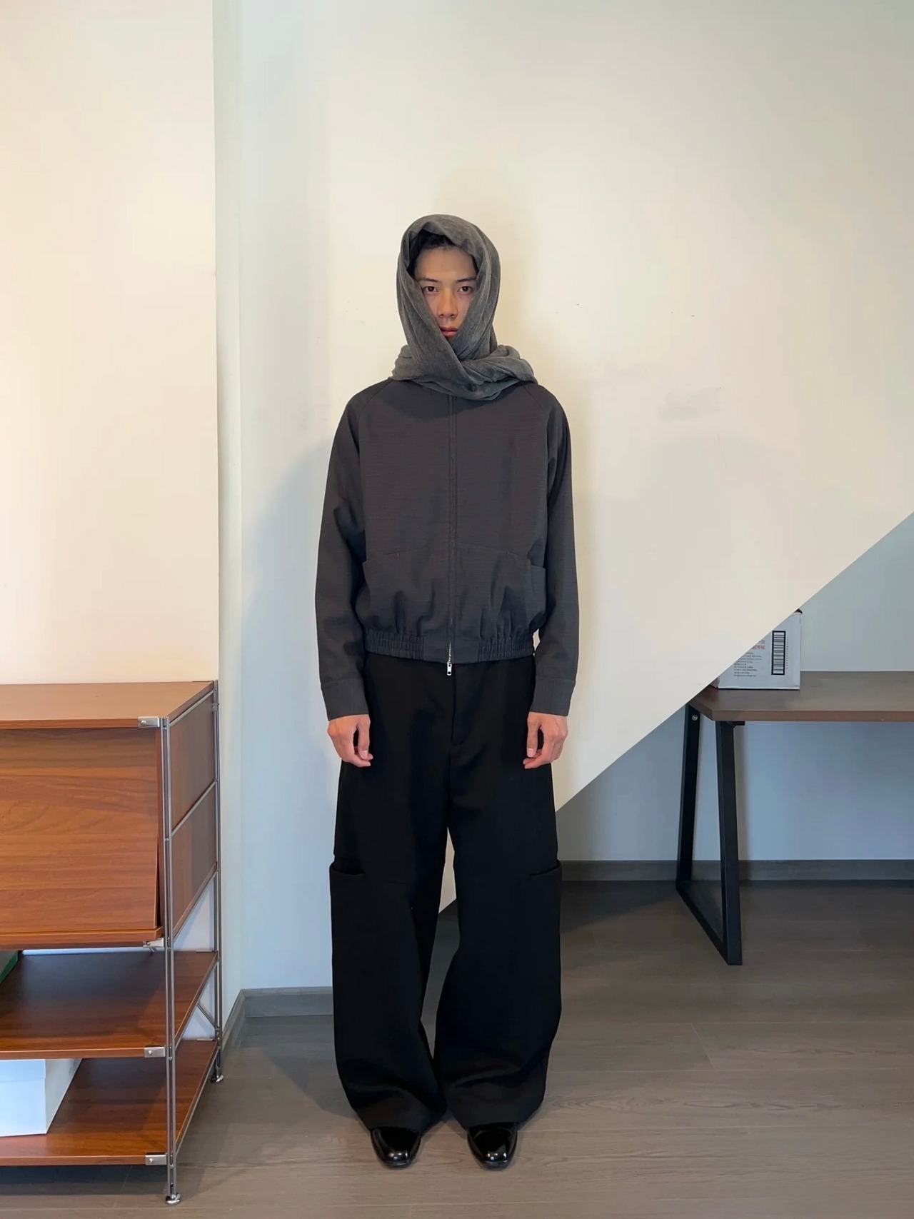Nothingnoth 25AW CUT-OUT WIDE PANTS