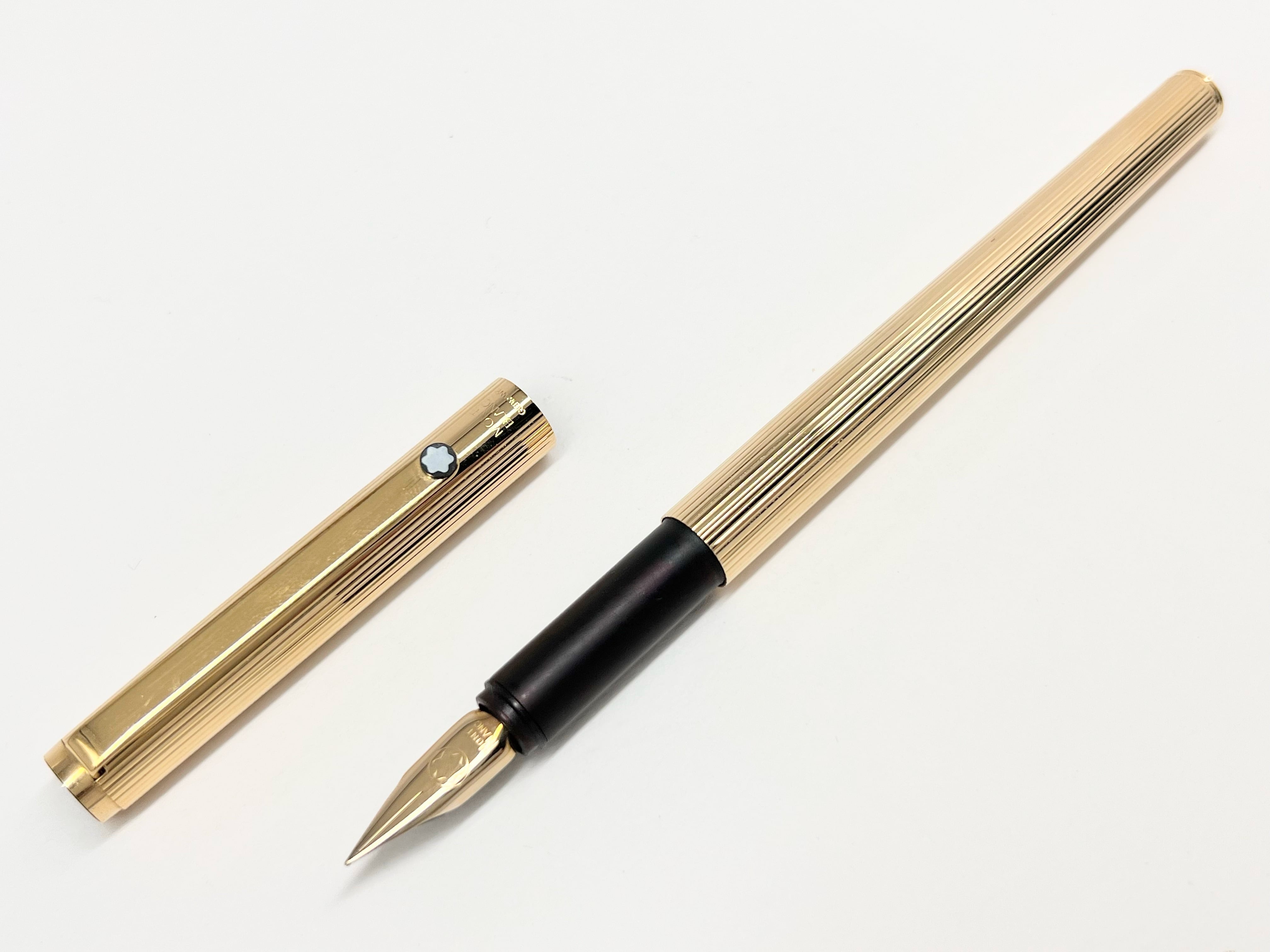 ☆MONTBLANC 万年筆 80年代S-line モンブラン1980年代製造生産終了品