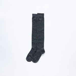 Lame high socks (BLACK)