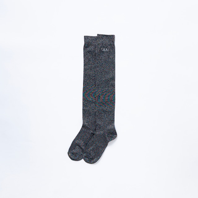 Lame high socks (BLACK)