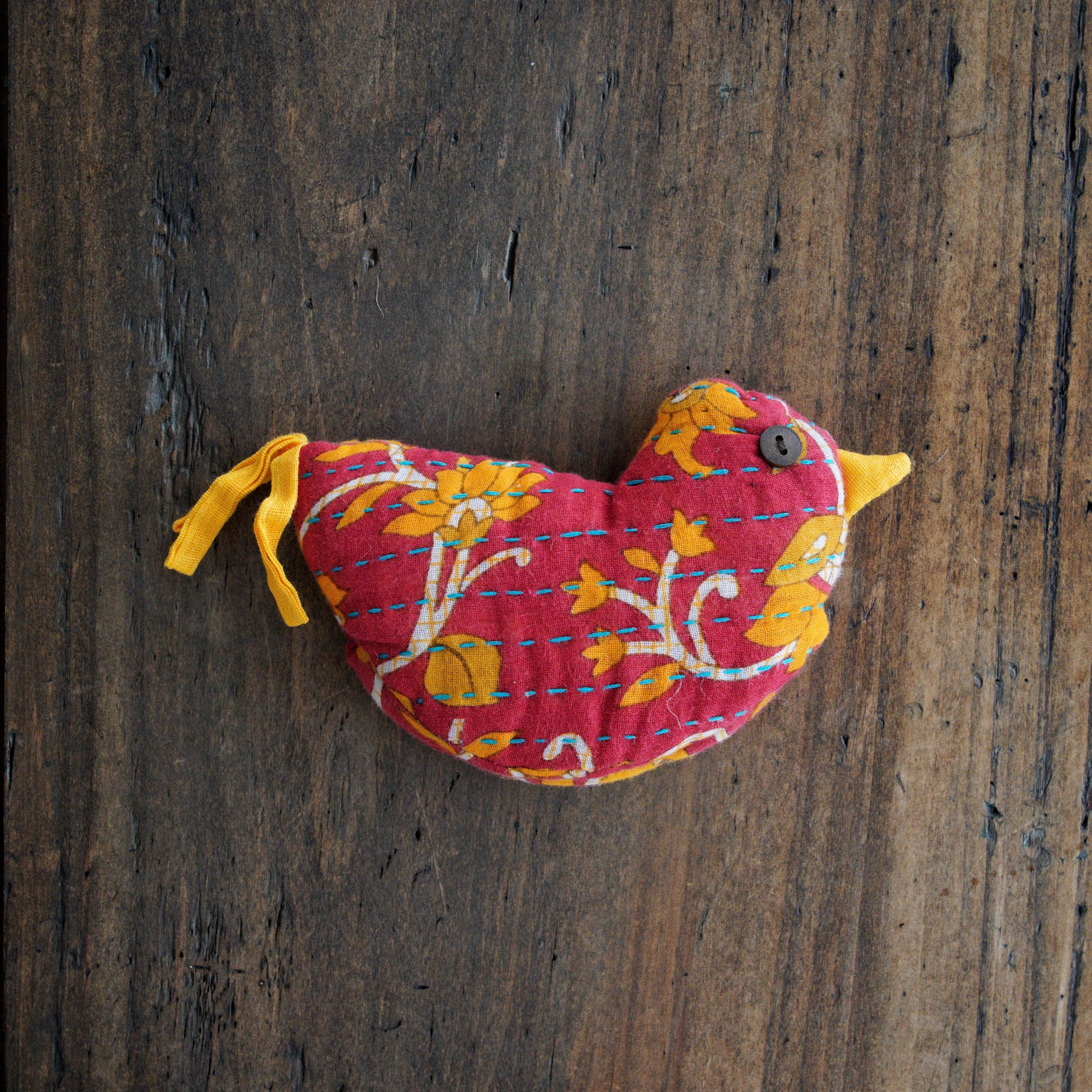 リサイクルサリー バード鍋つかみ 013/People Tree