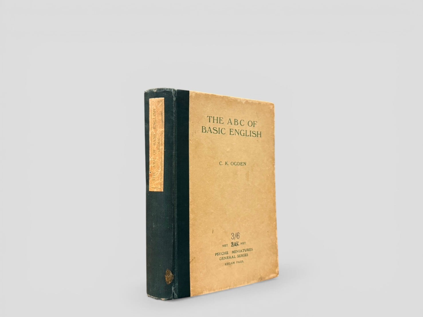 【SG218】【EIGHTH PRINTING】The ABC of Basic English (in Basic)(1940) /C. K. Ogden