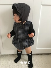 韓国子供服 / LALALAND / 26Autumn / ベベマカロン リブTシャツ / 秋服 / ベビー *6M~18M*