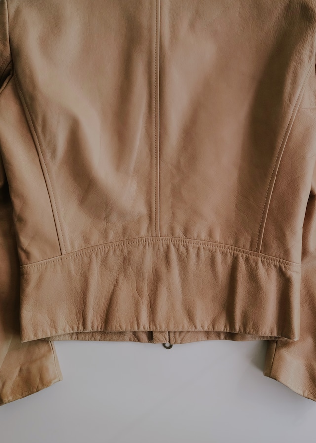 Martin Margiela 08SS 6 zip leather riders jacket