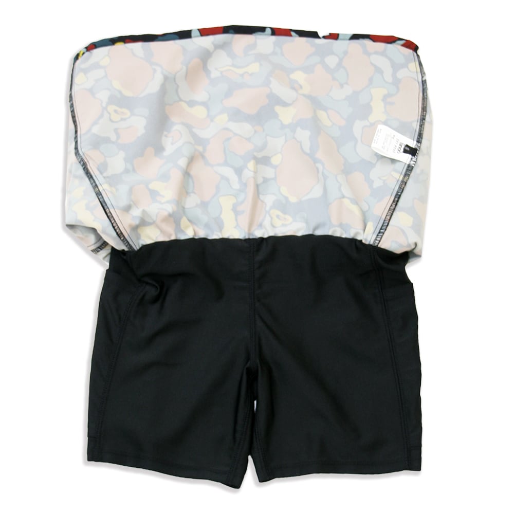 ranor(ラナー) DUCK CAMOUFLAGE SKIRT BLACK | play field mountain