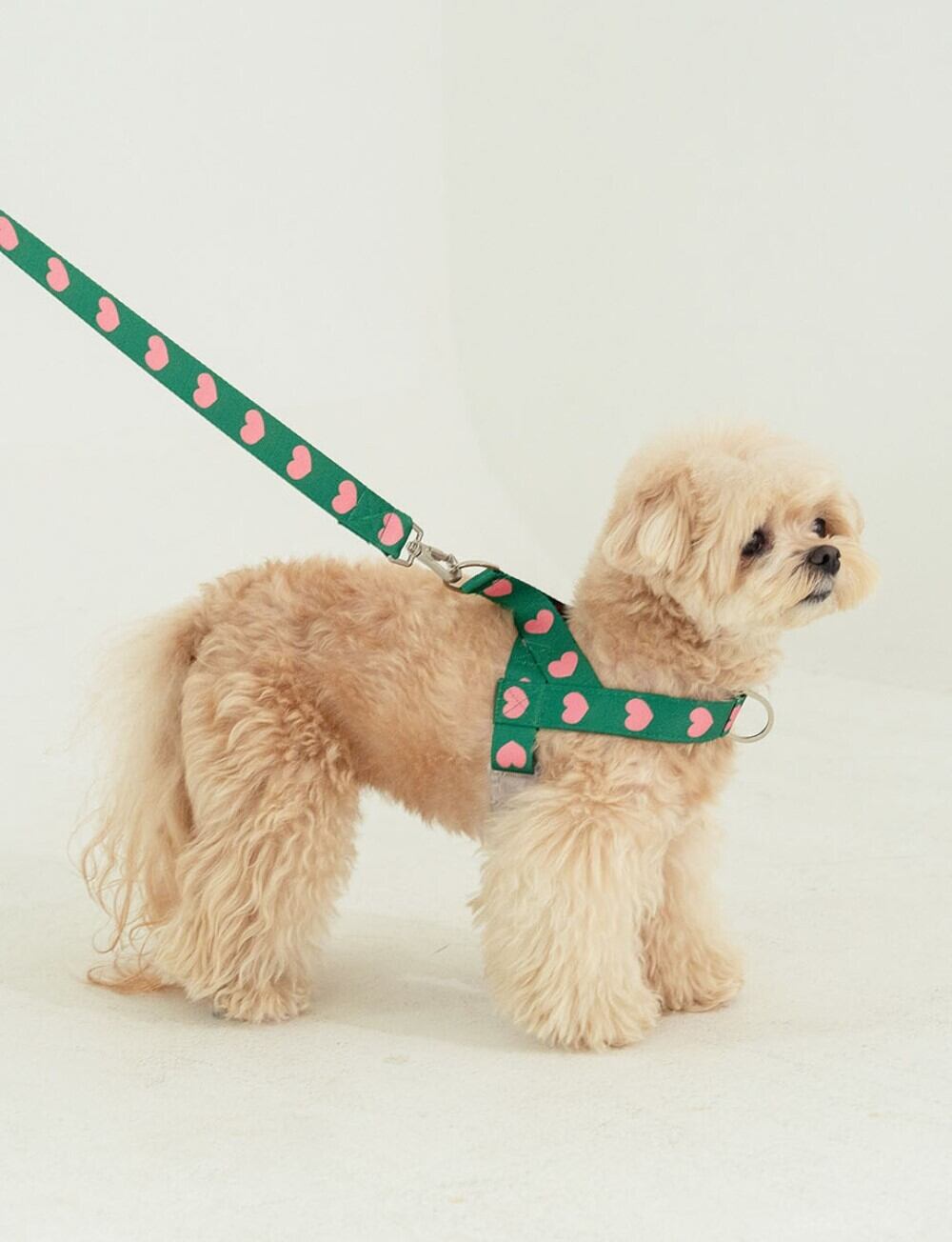 予約【ounce】heart bongbong harness《Green》