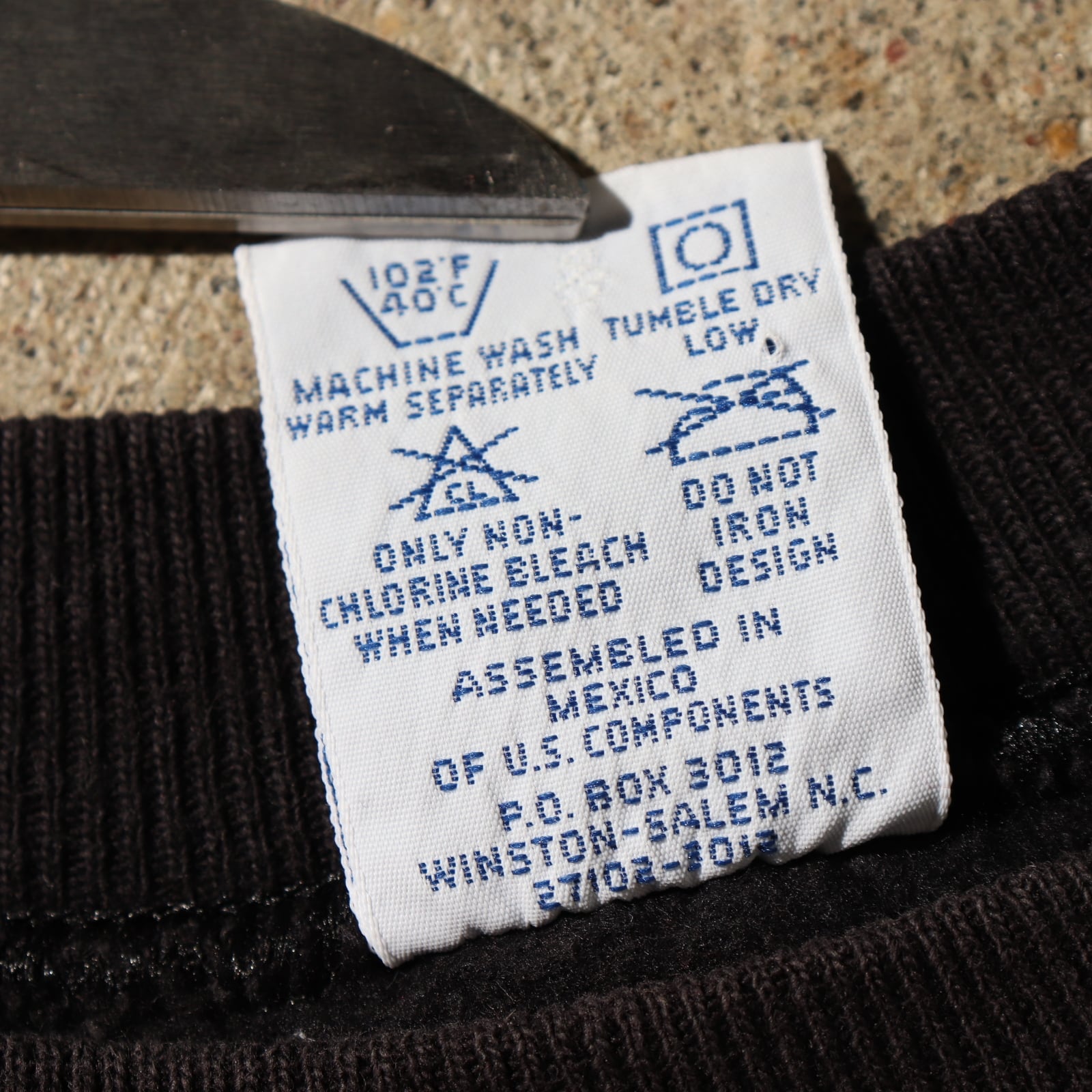 極美品 90s XL 黒 目あり リバースウィーブ ブラック 無地 スウェット  