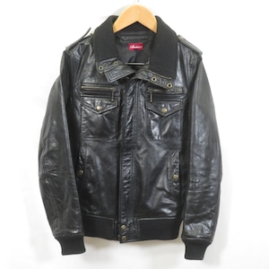 AVIREX MID ZONE レザー フライトジャケット sizeM/アヴィレックス 0303