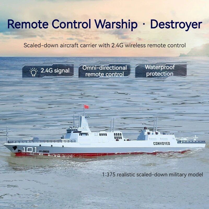 潜水艦ラジコン軍艦 模型 駆逐艦 電動 デュアルモーター 玩具