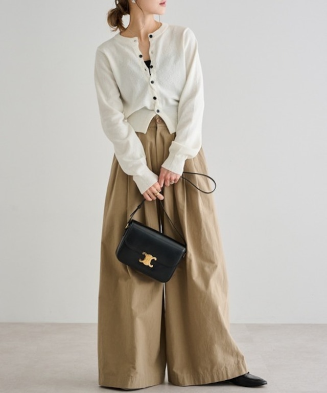 クロスボタンカーデ