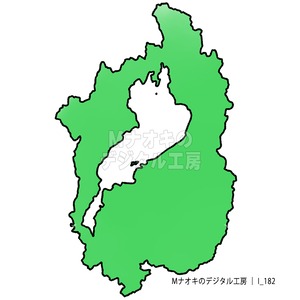 少しゆるい滋賀県地図　A slightly loose map of Shiga Prefecture