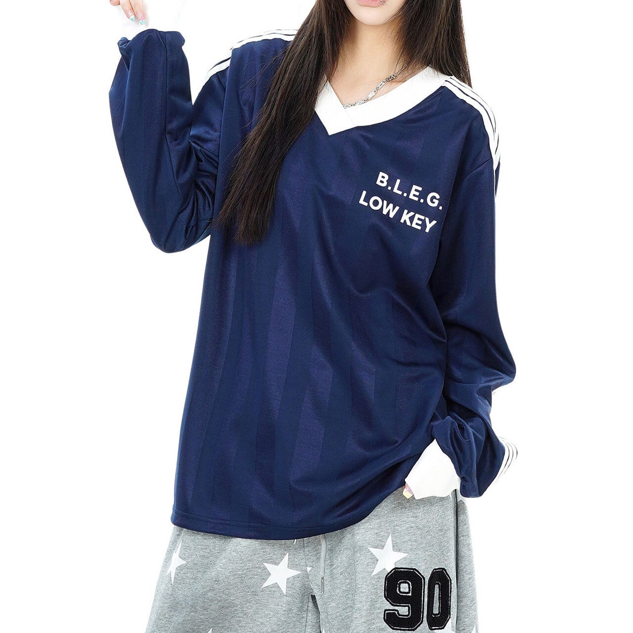 スポーツラインレタリングゲームTシャツ 2col R02482