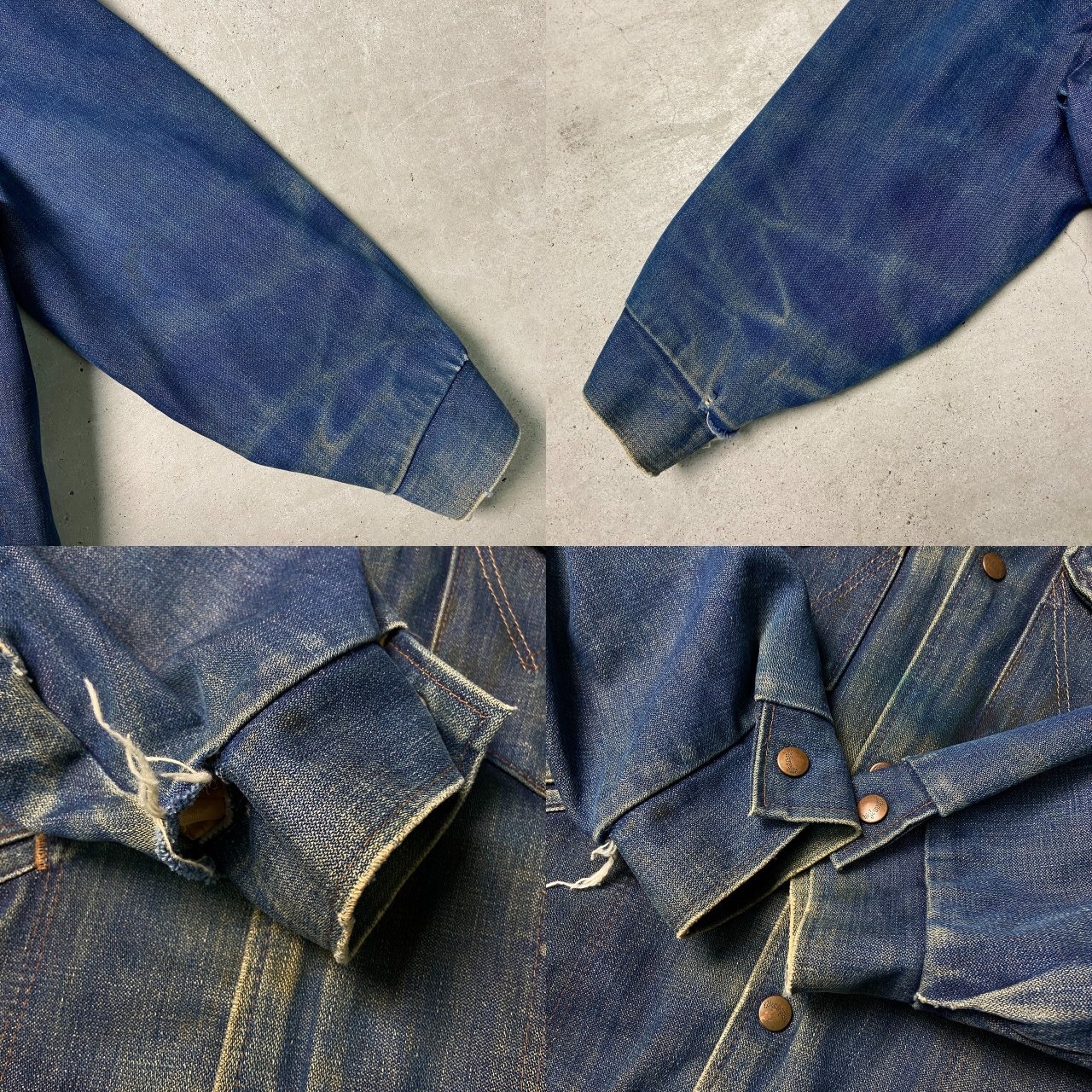 70年代 USA製 Wrangler ラングラー デニムジャケット JL720NV NO-FAULT 
