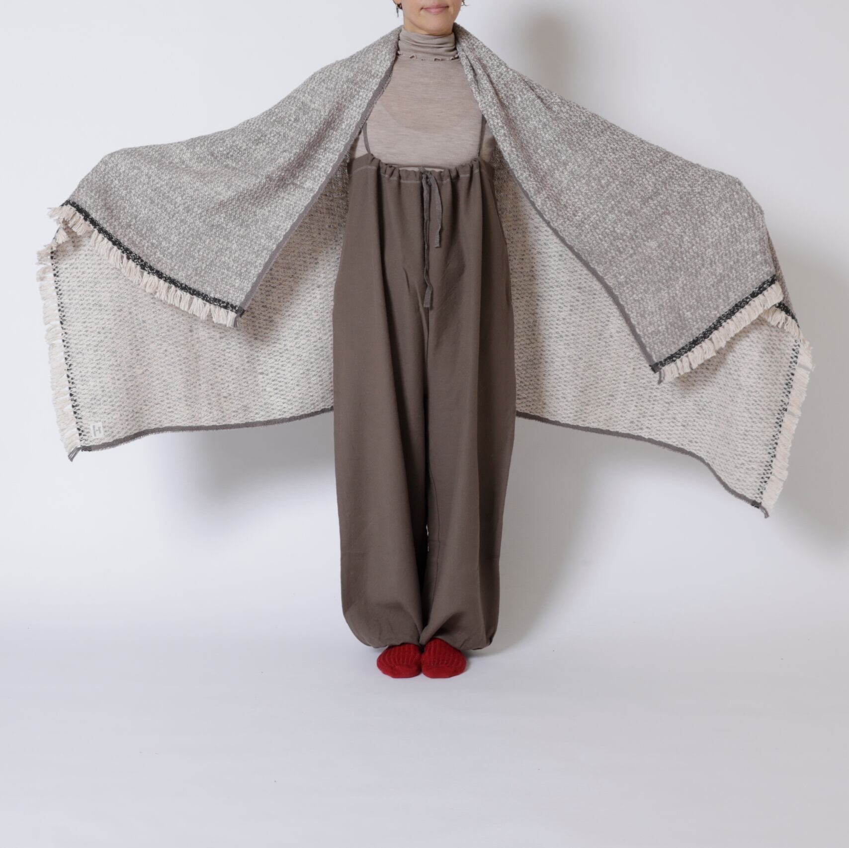 Suno&Morrison オーガニックコットンストール Suno & Morrison / オーガニックコットン ガラ紡ブランケットストール