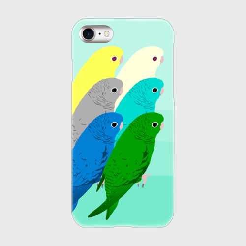 iPhoneケース サザナミインコたち【各機種対応】