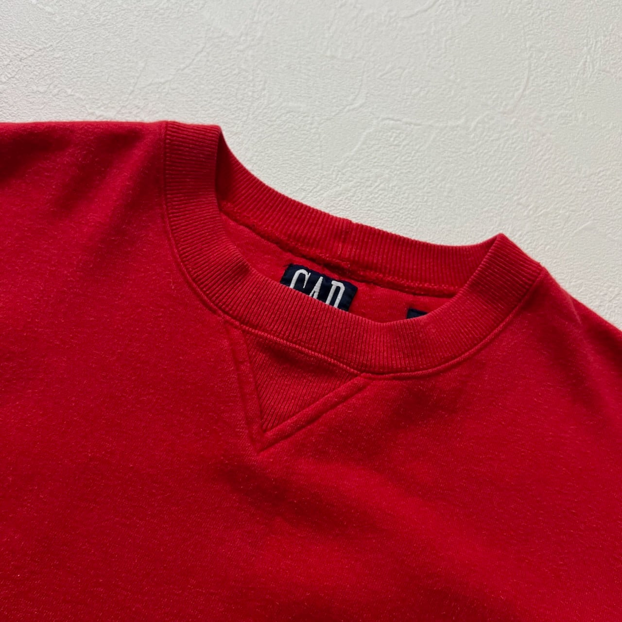 90s OLD GAP 無地 プルオーバー スウェット ギャップ レッド XL 古着
