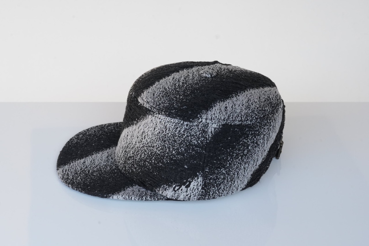 【gifthatオリジナル】クラッシュデニム　ピルボックス　キャップ