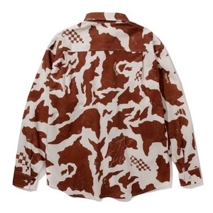 GOOD HELLER / ORIGINAL COW PATTERN L/S SHIRT / オリジナルテキスタイル / シャツ / GH-26SS014
