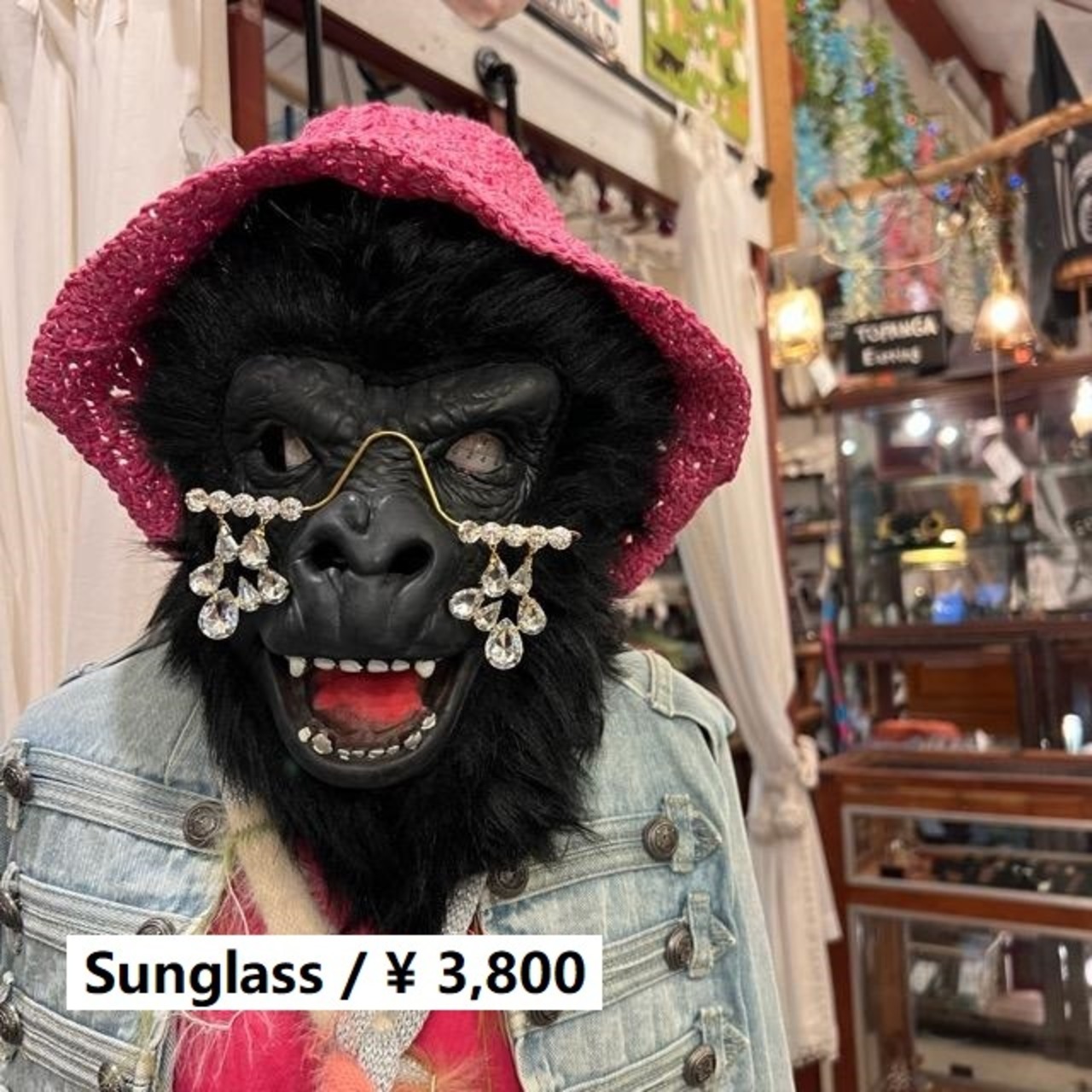 TOPANGA Accessory　フェイスポイントクリスタルアクセサリー　ファッション　サングラス　パーティ　イベント　装飾