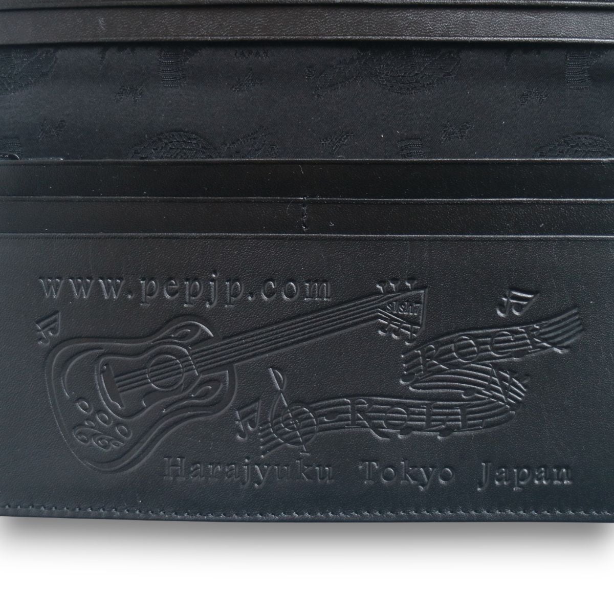 コブラ刺繍長束財布 RSW-3530 黒 小銭入れあり 東京ペパーミント