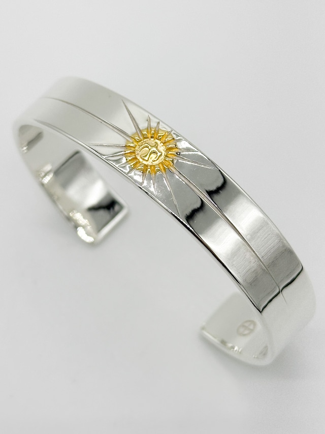 THE SUN K24p 16陽光彫り bangle 12mm幅