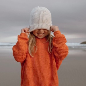 【LAST 1】Blythe and Bodhi / orange sherbet chunky knit