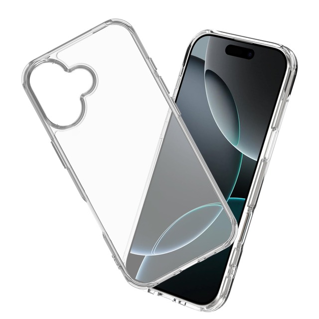 FOR iPhone 17 ケース 透明TPU素材 薄型 軽量 指紋防止 耐衝撃 擦り傷防止 柔らかい手触り 対応 iPhone 17 用の全面保護カバー PCduoduo
