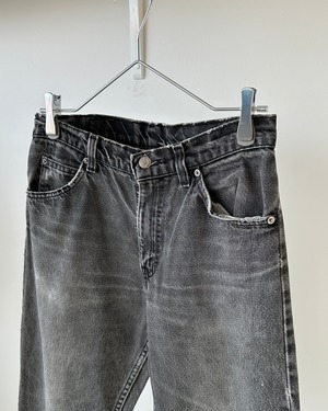 -Levi's- Vintage 90s W30L32 550 Black Denim Pants made in USA