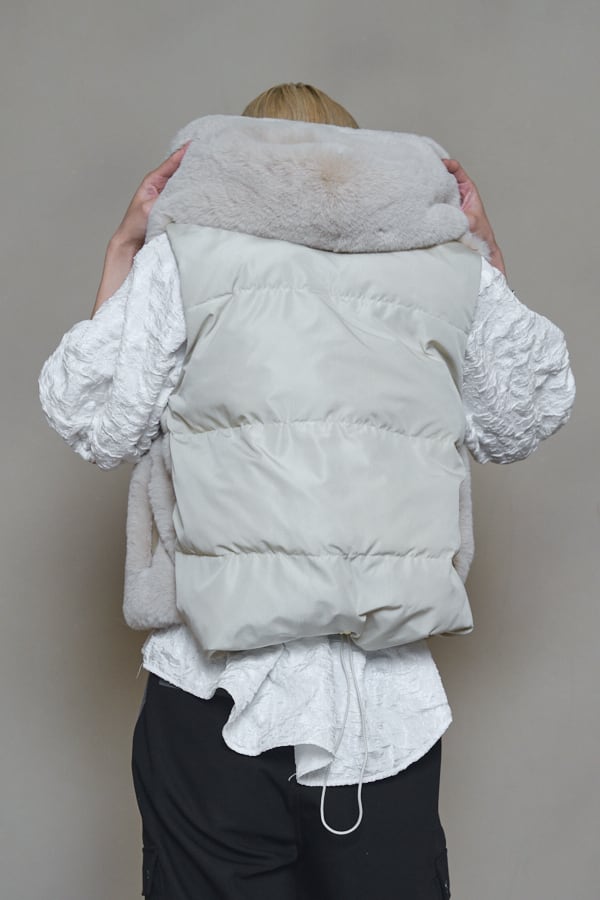 Muel Chic ミュエルシック モントフェイクムートンベスト Muel Chic ミュエルシック / Mont Fake mouton Vest モントフェイク