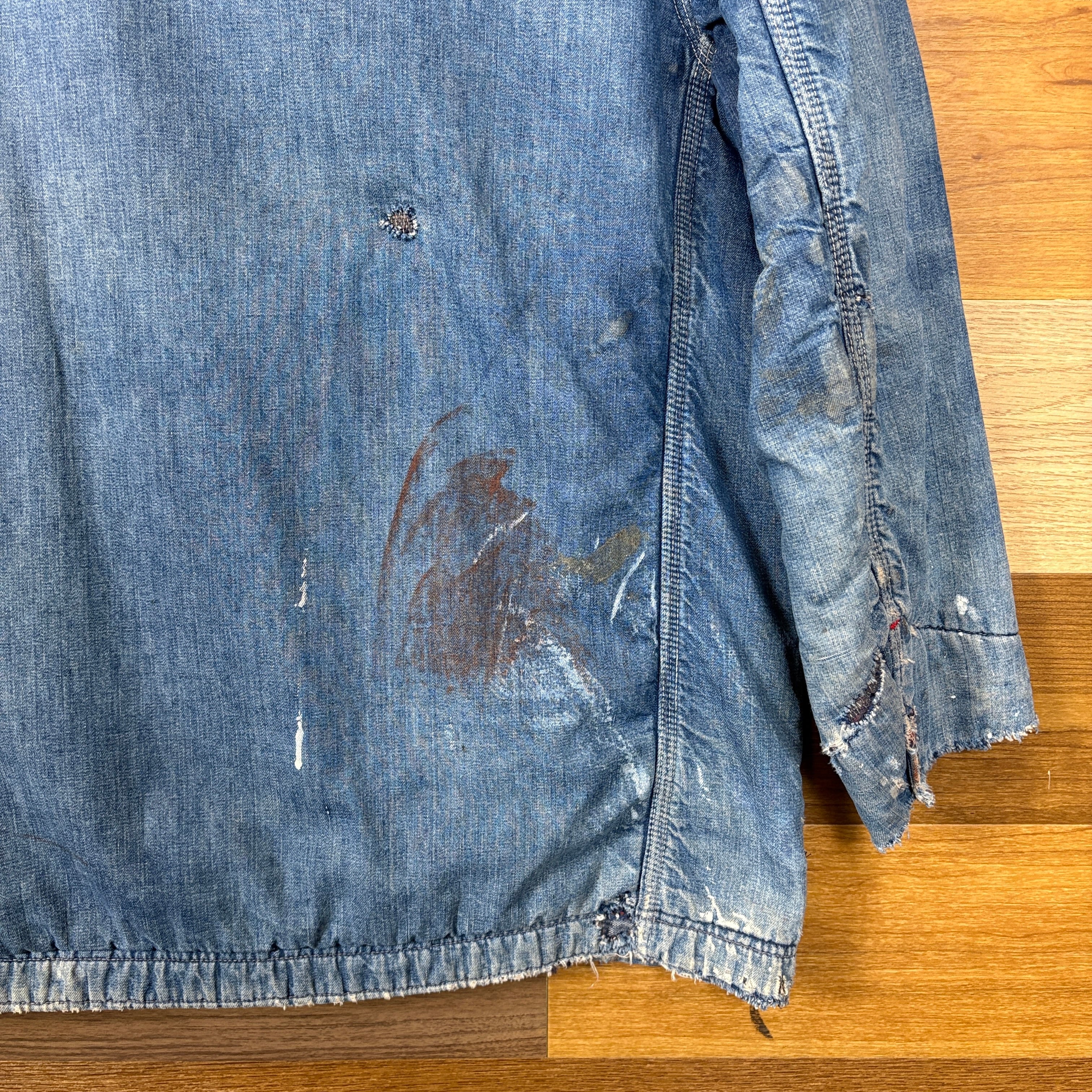 雰囲気抜群 60s SEARS ブランケット付き デニム カバーオール サイズ