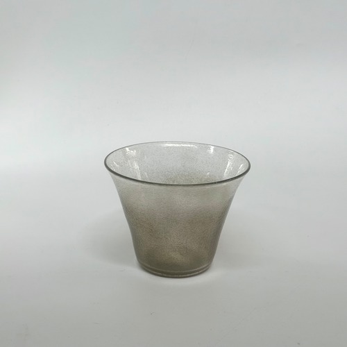 FUKU glassworks　相馬 佳織　うたかた カップ鉢M　グレー