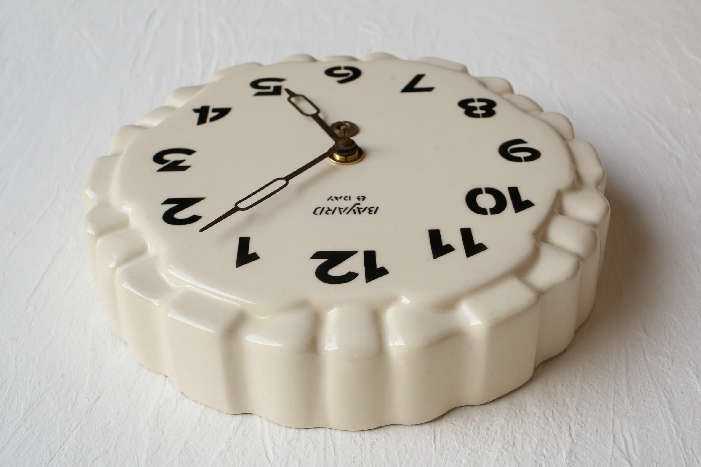 クリスマスセール❗️フランスアンティーク　18金　印字　シードバール　ハットピン② フランス アンティーク ヴィンテージ JAPY 壁掛け時計 スチール