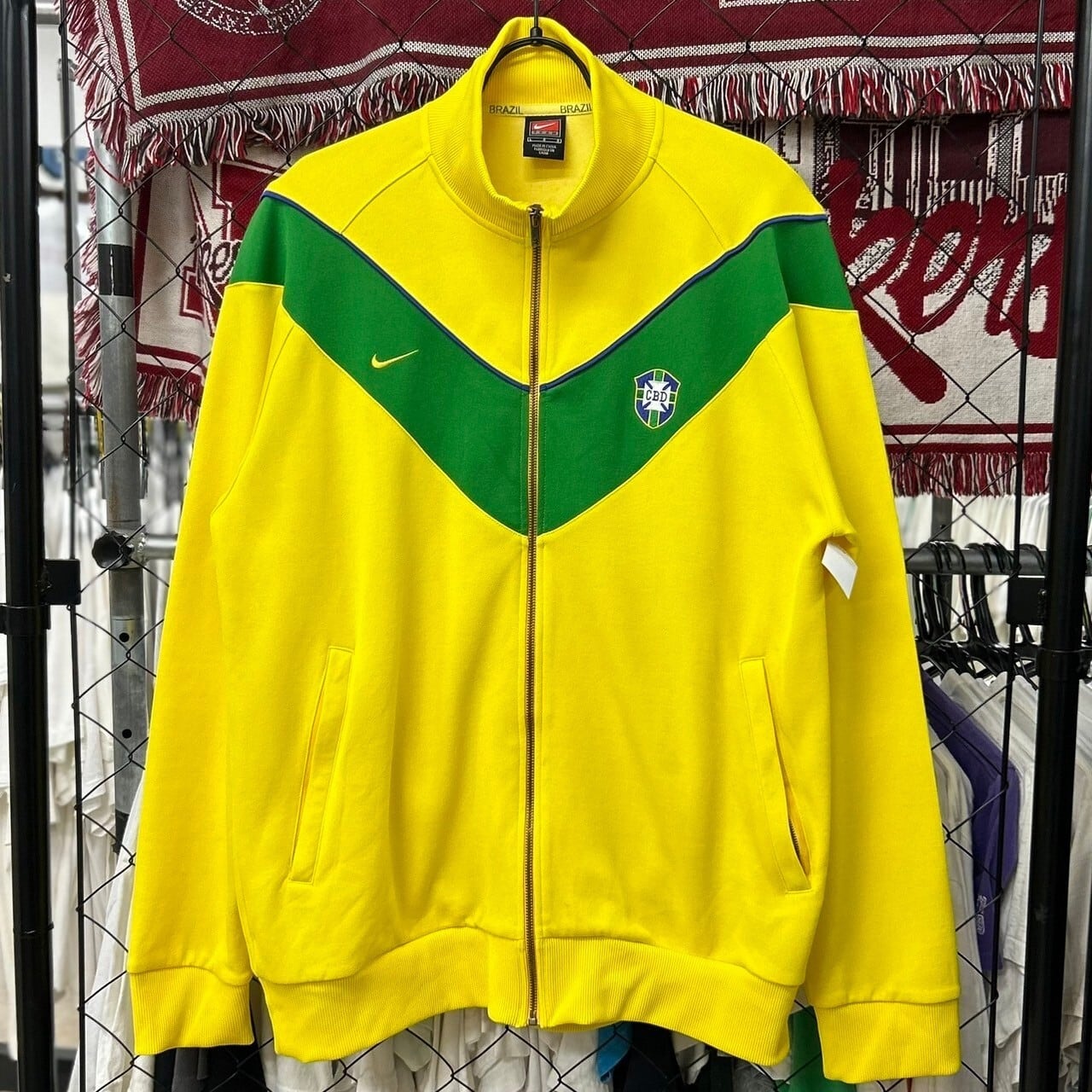 販売値下 adidas トラックジャケット 90s 刺繍 ブラジル | www