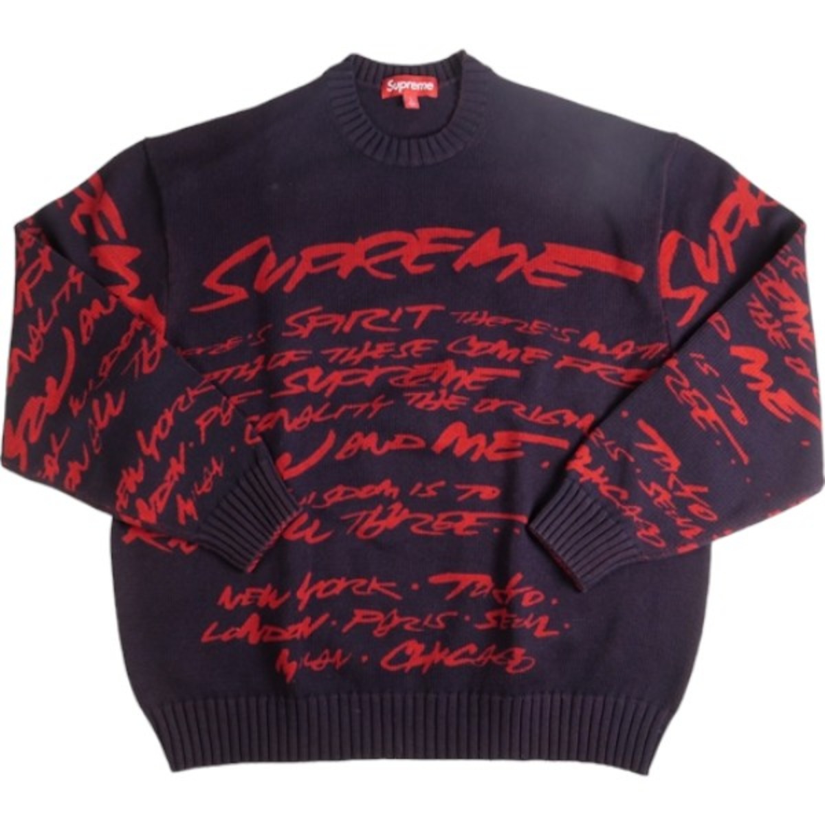 Size【L】 SUPREME シュプリーム 24SS Futura Sweater Navy セーター 