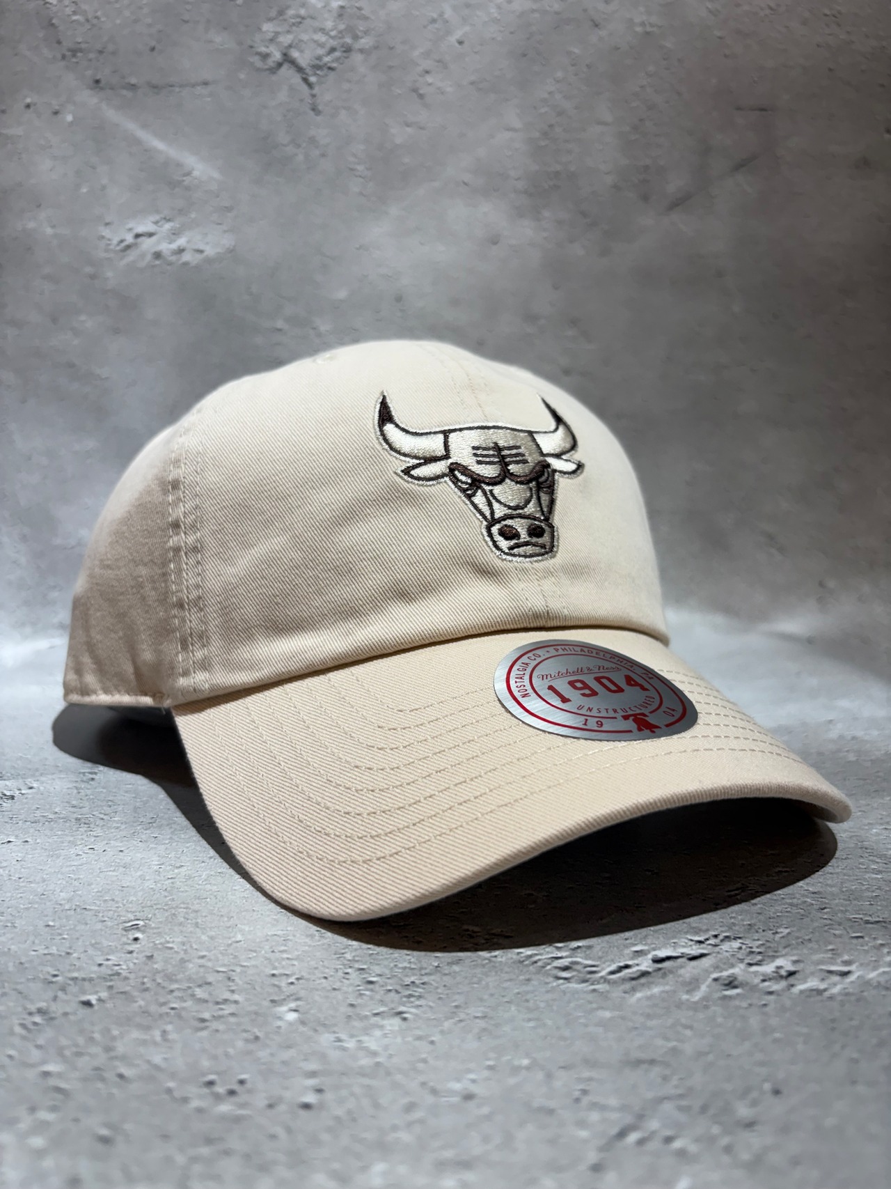 Mitchell＆Ness/ミッチェルアンドネス NBA シカゴ・ブルズ キャップ クリーム