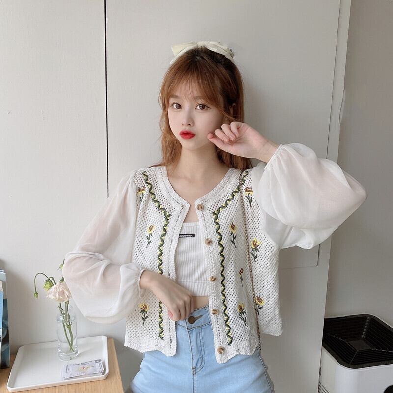 ホワイトシャツ スプリングサマーシフォンスタイルトップス 春物 夏物 1号婦人71309531681