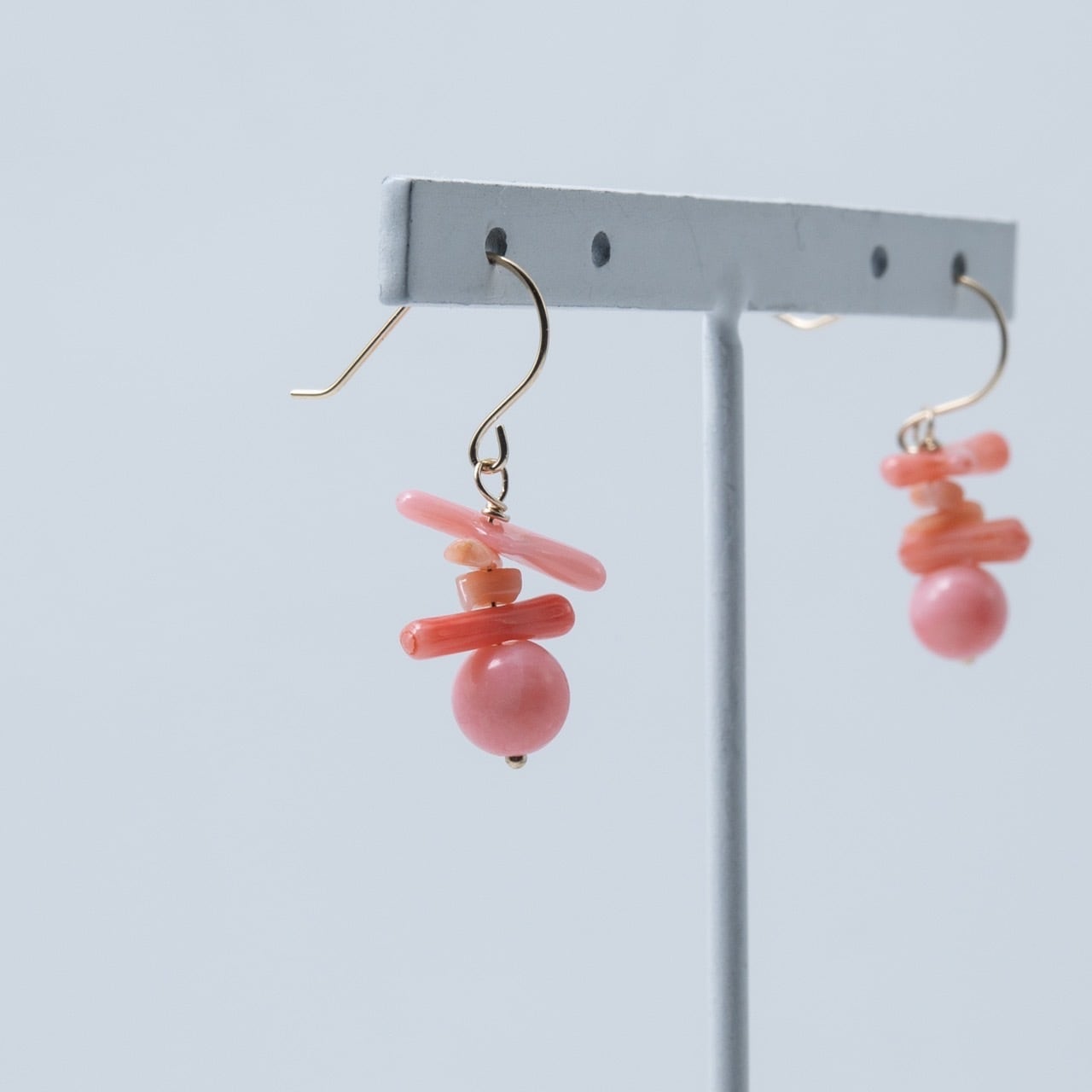 珊瑚ピアス | YuRuRi | ゆるり