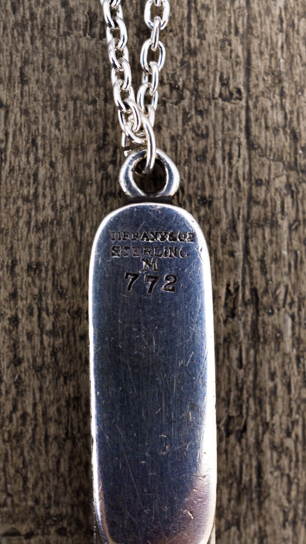 【美品】Tiffany ティファニー セビアナ チャーム シルバー925 TIFFANY&Co.（ティファニー） キーリング スクエアチャーム シルバー