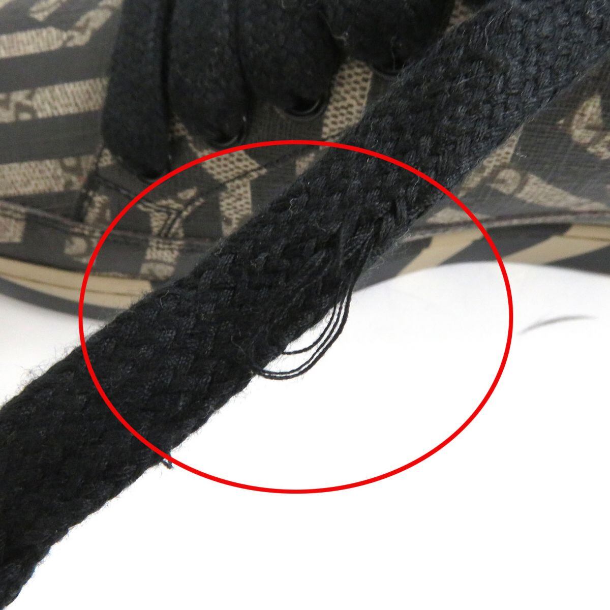 未使用品△イタリア製 GUCCI グッチ 407343 GGカレイド ローカット