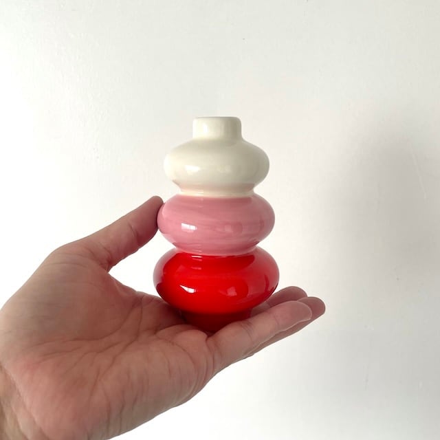 QUE RICO ”Mini colourful vase” フラワーベース 花瓶 花器 | YAY